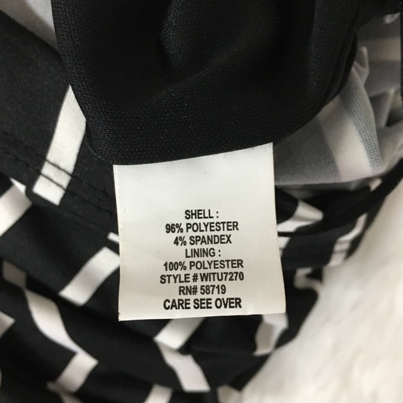 NY Collection Jumpsuit Petite Plus 2XP Striped Lace-Up Casual - Picture 12 of 14